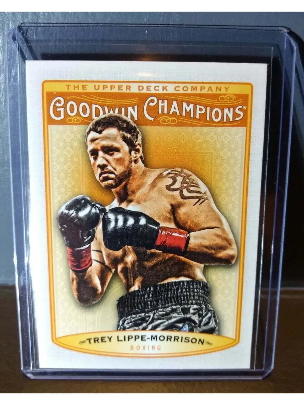 2019 Upper Deck Goodwin Champions Trey Lippe-Morrison #34 Boxing Card